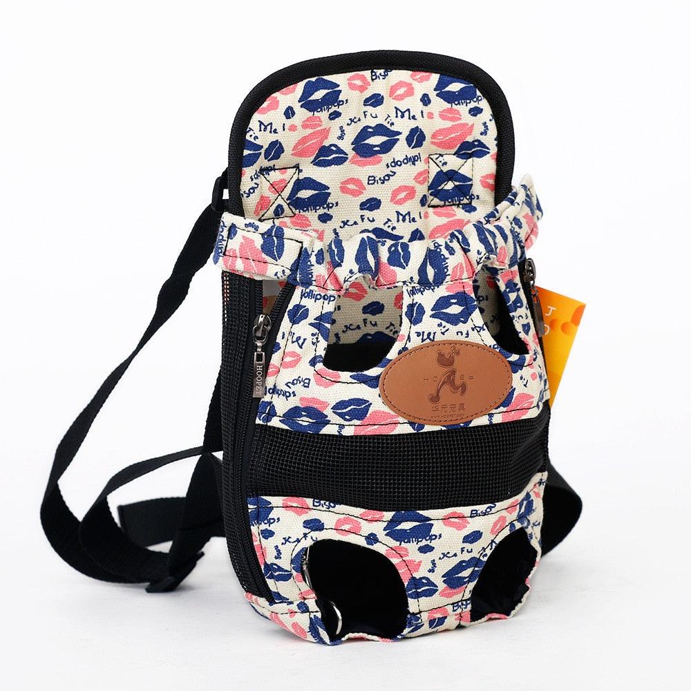 Great Carrier - Pet Dog Carrier Backpack - Outdoor Travel Products Breathable Shoulder Handle Bags (5LT1)