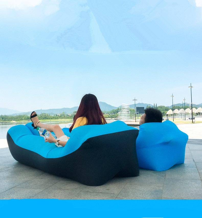 Trend Outdoor inflatable Air Sofa Bed - Air Bag Lazy Beach Sofa (D79)(2LT1)