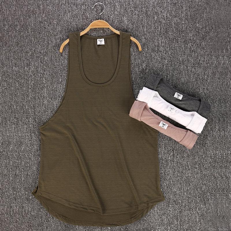 Great Brand gym clothing cotton singlets canotte bodybuilding stringer tank top - men fitness shirt (TM7)(1U101)(1U100)