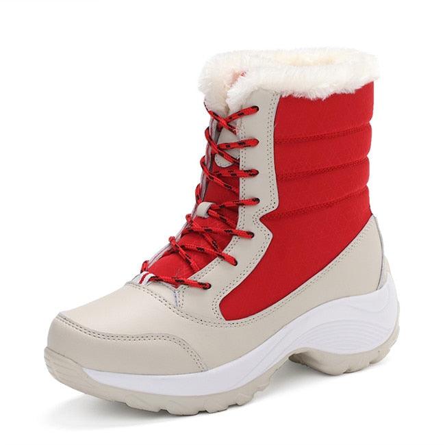 Winter brand warm non-slip waterproof women boots - casual cotton winter autumn boots female (BB2)(CD)(WO4)(BB5)(F38)(3U38) - Deals DejaVu