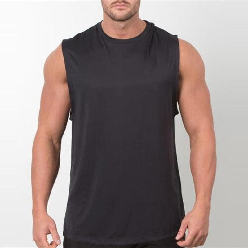 Great Brand New Plain Tank Top -Men Bodybuilding singlet Gyms - Stringer Sleeveless Shirt Blank Fitness Clothing (TM7)(1U101)(1U100)