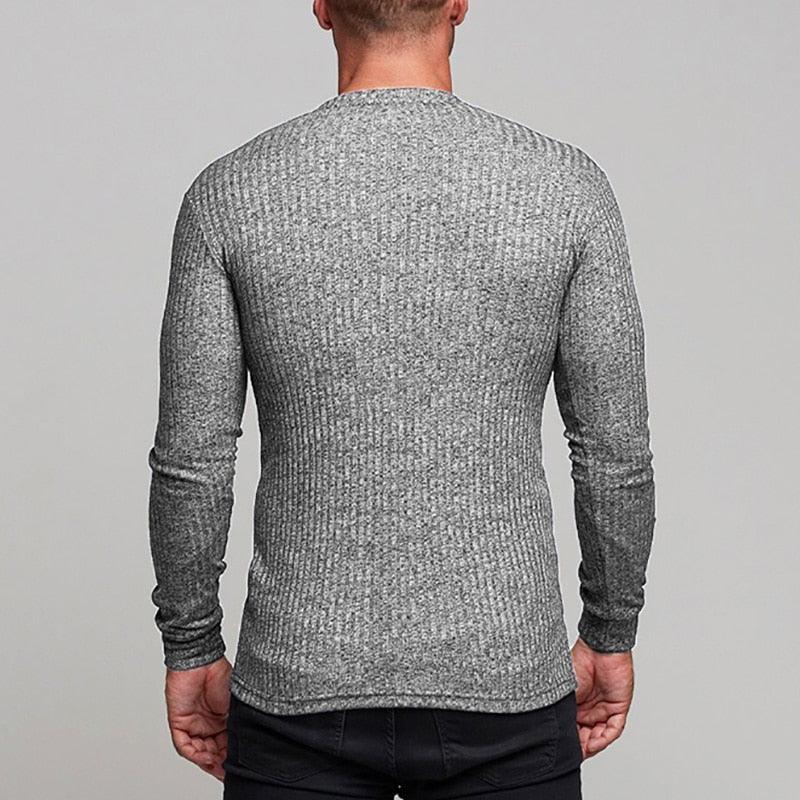 New Fashion Men's Hooded T-shirt - Slim Fit Sweaters Knittwear Mens Long Sleeve Pullovers (TM5)(CC1)(1U100)(TM7)(1U101)(1U100)