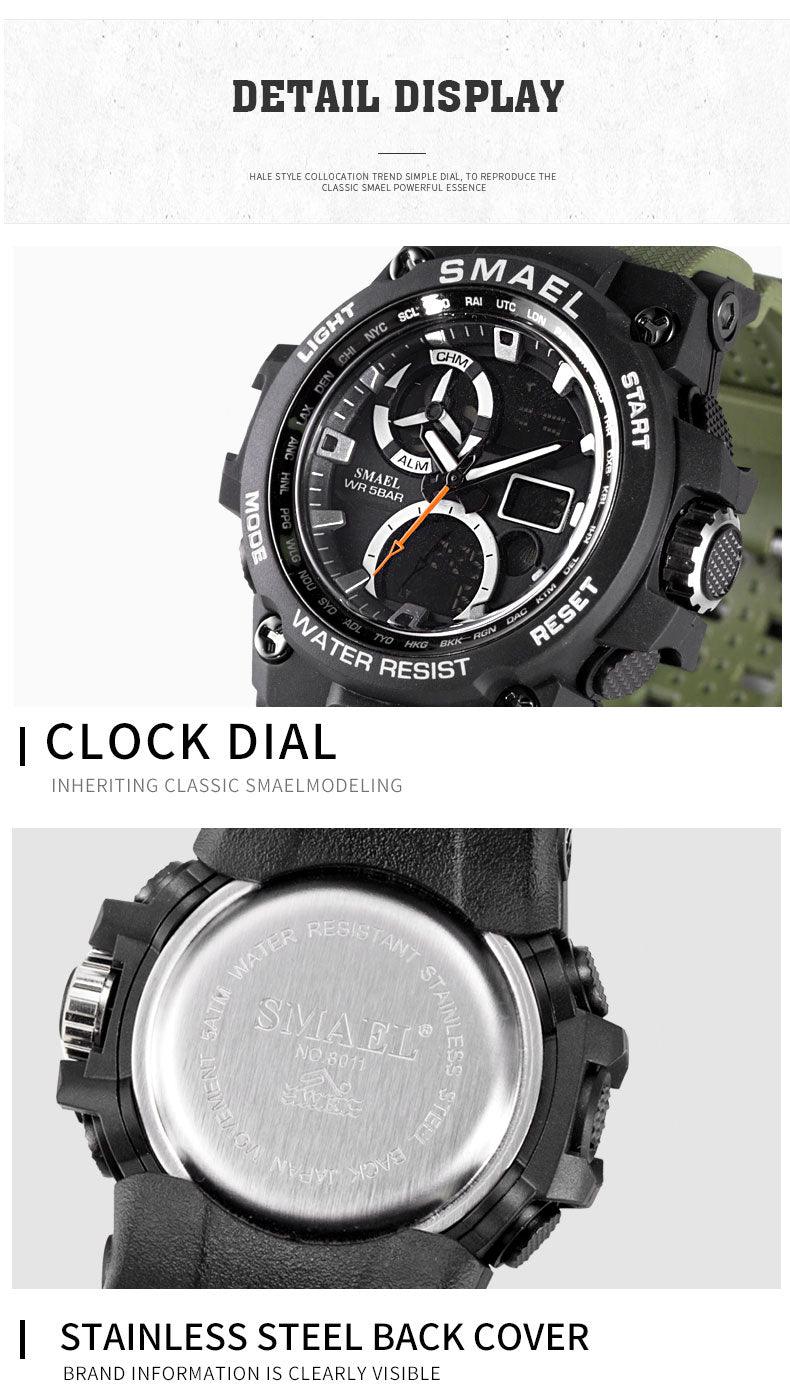 Amazing Sport Watch Men Brand - Toy Mens Watches Military Army Waterproof Wristwatches 8011 Fashion Men Watches Sport (MA9)(RW)(1U84)