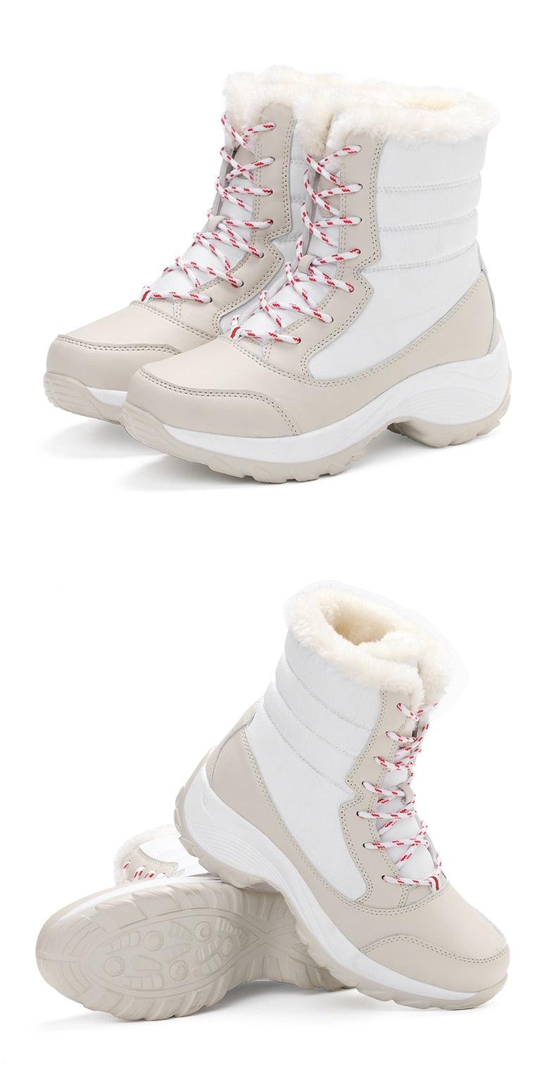 Winter brand warm non-slip waterproof women boots - casual cotton winter autumn boots female (BB2)(CD)(WO4)(BB5)(F38)(3U38) - Deals DejaVu