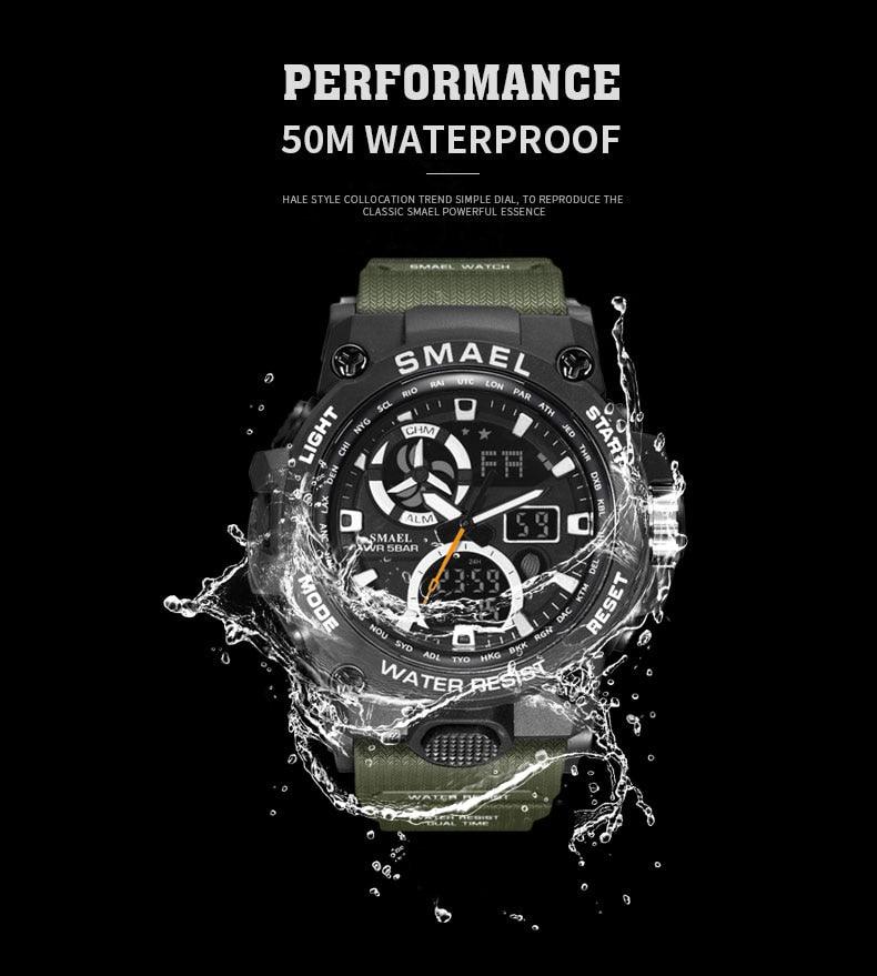 Amazing Sport Watch Men Brand - Toy Mens Watches Military Army Waterproof Wristwatches 8011 Fashion Men Watches Sport (MA9)(RW)(1U84)