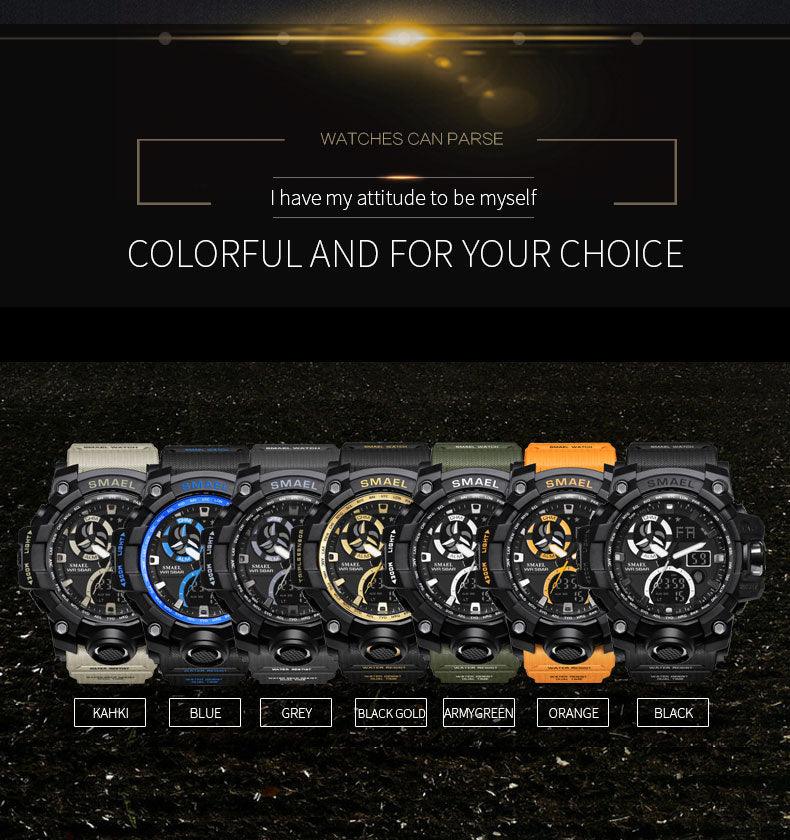 Great Army Watches Brand Digital Backlight - Relogio Masculino Watch Men Military LED Wristwatches (MA9)(RW)(1U84)