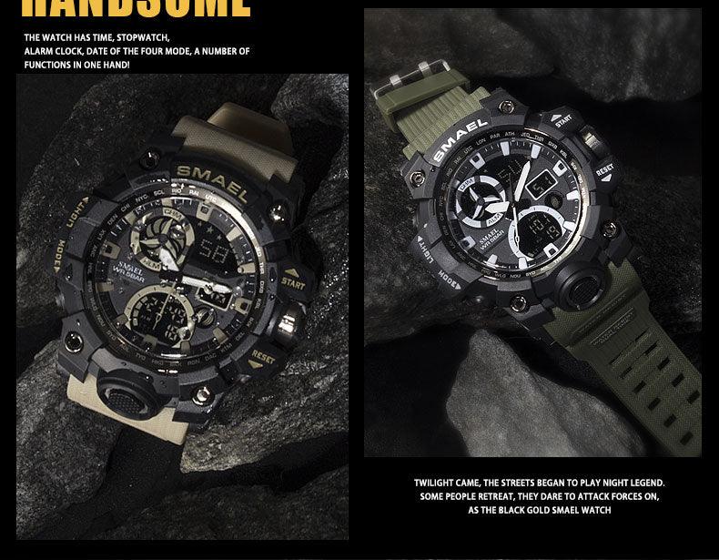 Great Army Watches Brand Digital Backlight - Relogio Masculino Watch Men Military LED Wristwatches (MA9)(RW)(1U84)