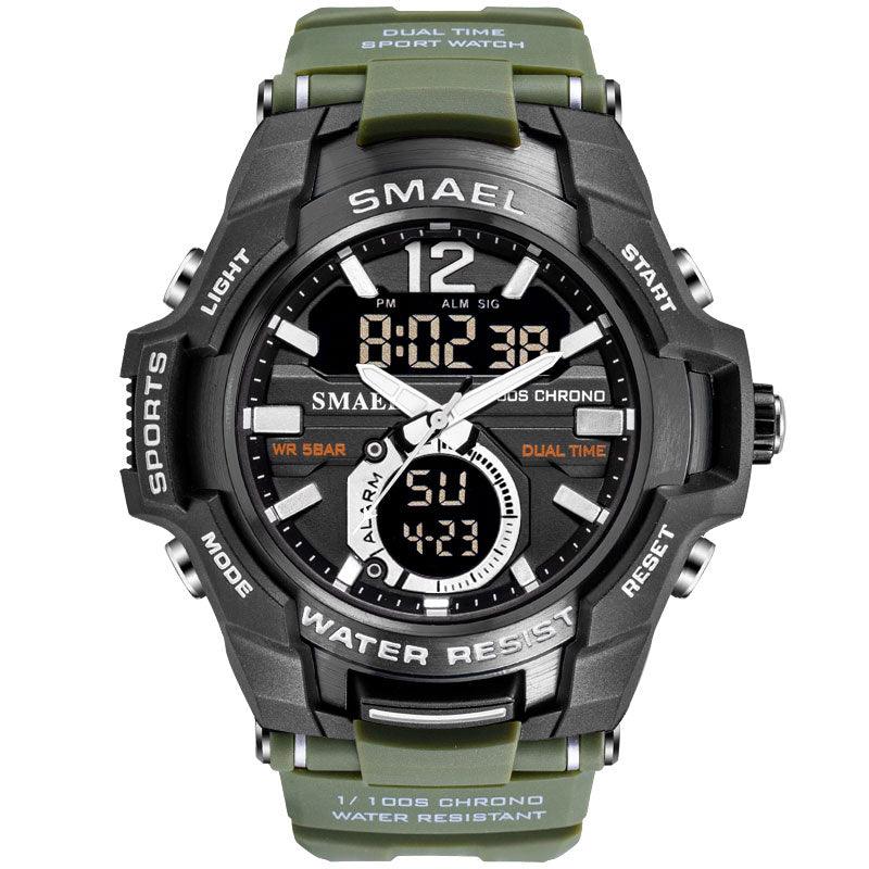 Men Watches - Sport Watch Waterproof 50M Wristwatch Relogio Masculino Militar 1805 Men's Clock (MA9)(RW)(1U84)