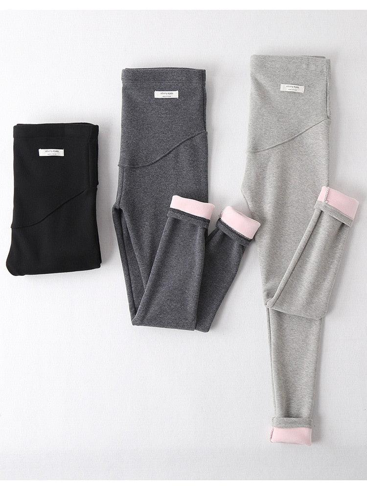 Nice Winter Velvet Pants For Pregnant Women - Maternity Leggings Warm Clothes Thickening Pregnancy Trousers (D6)(2Z7)(F6)(1U4)(7Z2) - Deals DejaVu