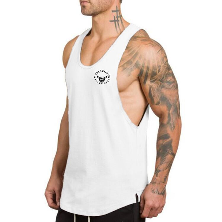 Great Brand gym clothing cotton singlets canotte bodybuilding stringer tank top - men fitness shirt (TM7)(1U101)(1U100)