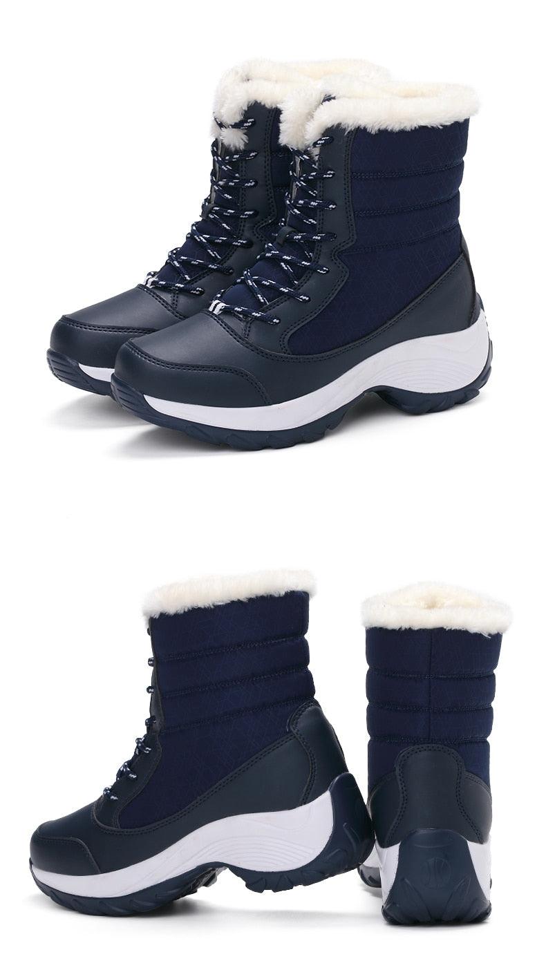 Winter brand warm non-slip waterproof women boots - casual cotton winter autumn boots female (BB2)(CD)(WO4)(BB5)(F38)(3U38) - Deals DejaVu