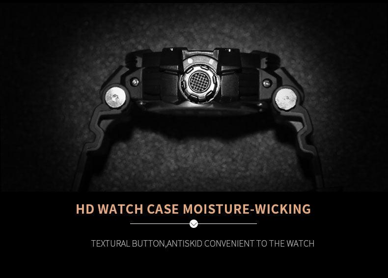 Sport Watches For Men Military Clock - Watch 50M Waterproof Luminous White Wristwatch Band (MA9)(RW)(1U84)