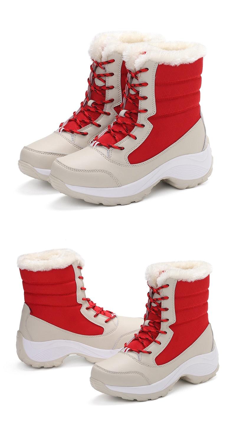 Winter brand warm non-slip waterproof women boots - casual cotton winter autumn boots female (BB2)(CD)(WO4)(BB5)(F38)(3U38) - Deals DejaVu