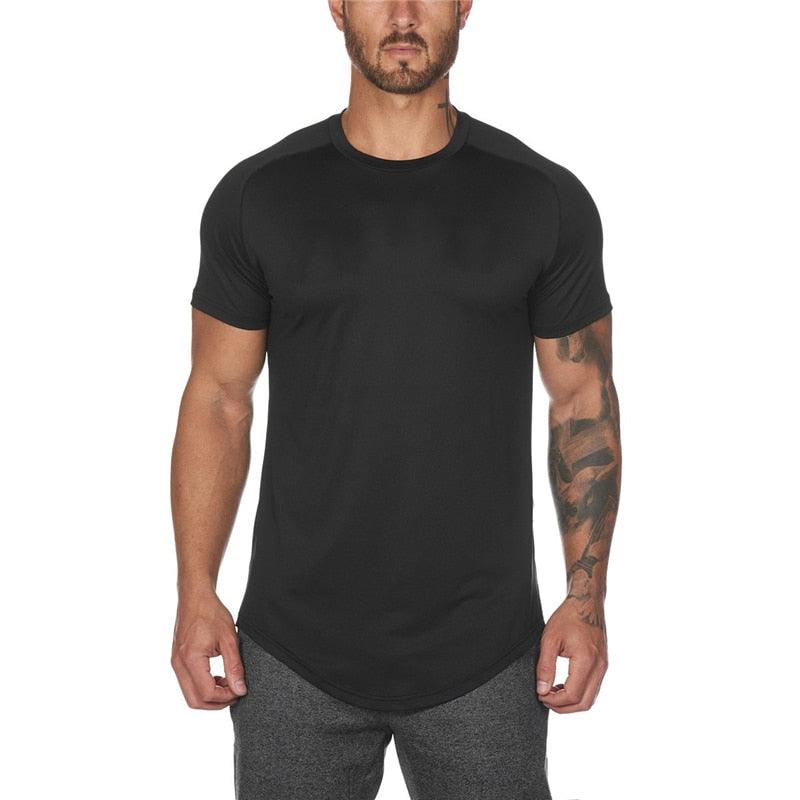 Mesh T-Shirt Clothing - Tight Gyms Mens Summer New Brand - Tops Tees Homme Solid Quick Dry Bodybuilding Fitness Tshirt (TM8)(1U8)(TM7)(1U101)(1U100)