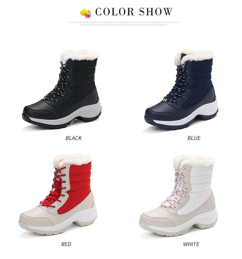 Winter brand warm non-slip waterproof women boots - casual cotton winter autumn boots female (BB2)(CD)(WO4)(BB5)(F38)(3U38) - Deals DejaVu