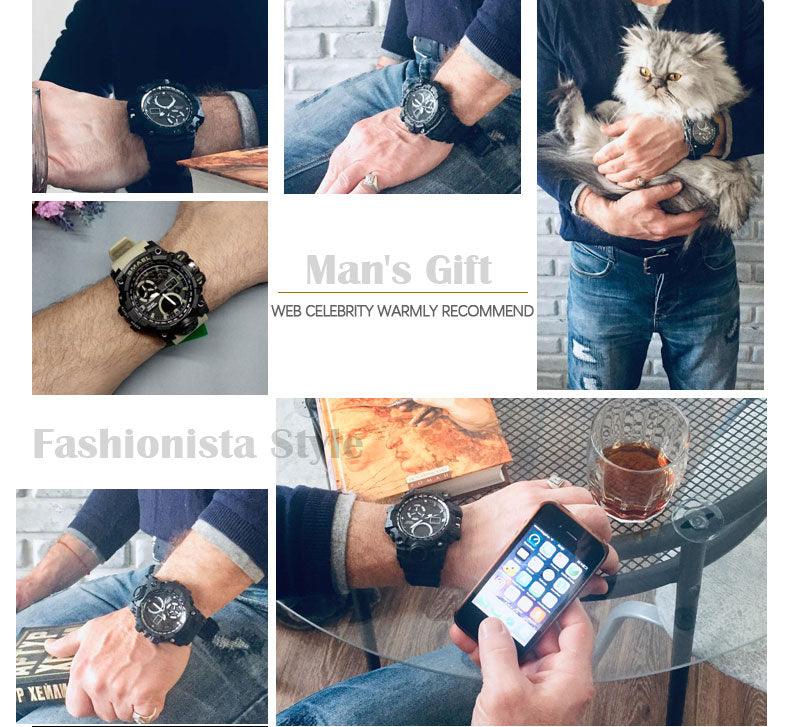 Great Army Watches Brand Digital Backlight - Relogio Masculino Watch Men Military LED Wristwatches (MA9)(RW)(1U84)