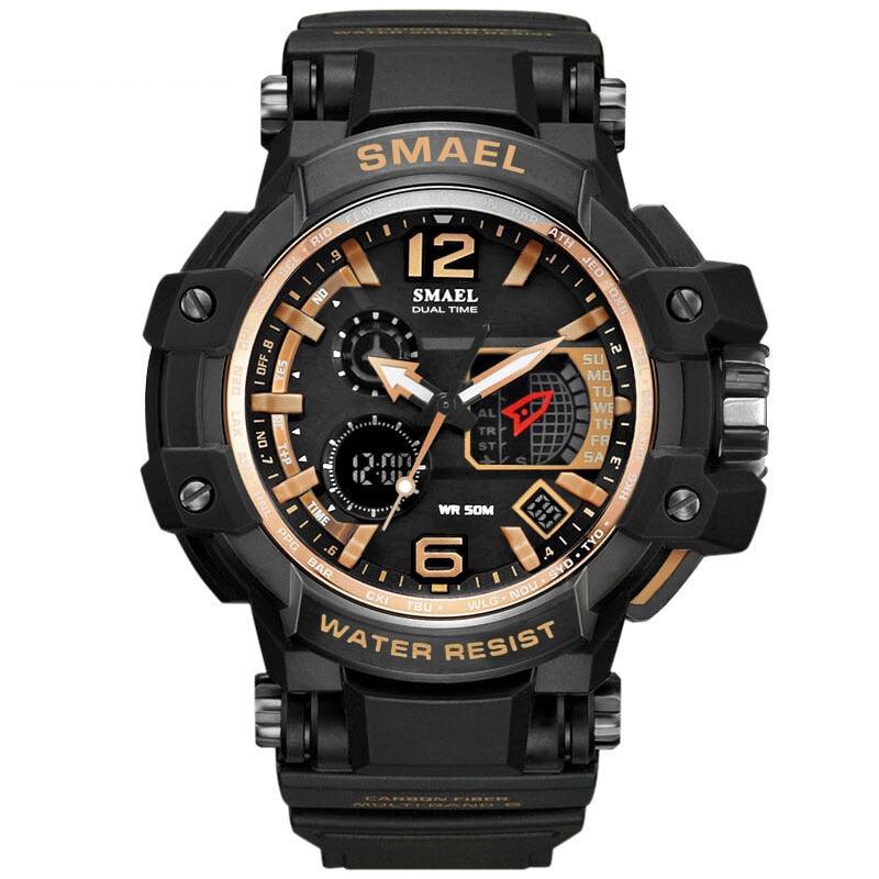 Sport Watches For Men Military Clock - Watch 50M Waterproof Luminous White Wristwatch Band (MA9)(RW)(1U84)