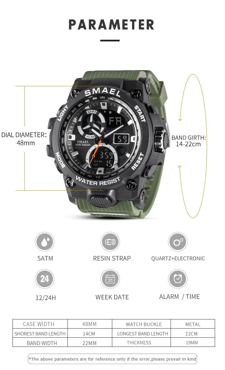 Amazing Sport Watch Men Brand - Toy Mens Watches Military Army Waterproof Wristwatches 8011 Fashion Men Watches Sport (MA9)(RW)(1U84)