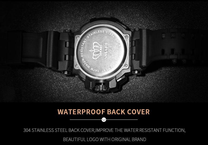 Sport Watches For Men Military Clock - Watch 50M Waterproof Luminous White Wristwatch Band (MA9)(RW)(1U84)