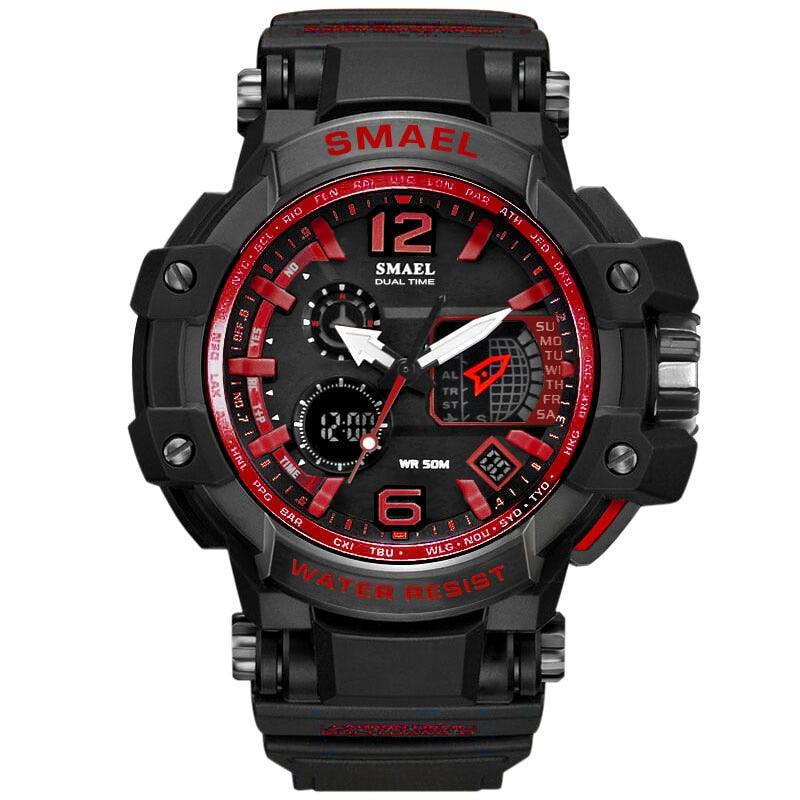 Sport Watches For Men Military Clock - Watch 50M Waterproof Luminous White Wristwatch Band (MA9)(RW)(1U84)