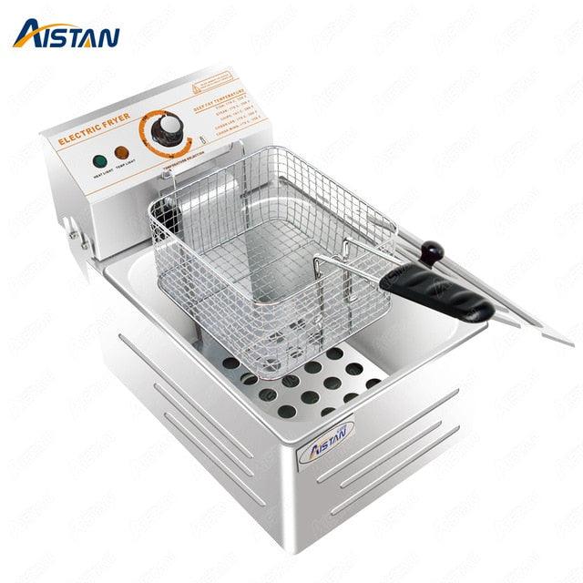 HY81/HY82 Commercial Deep Fryer - Machine Electric Dual Deep Fryer - Oven Stainless Steel Oil Fryer with Thermostat Baskets (H3)(F59)