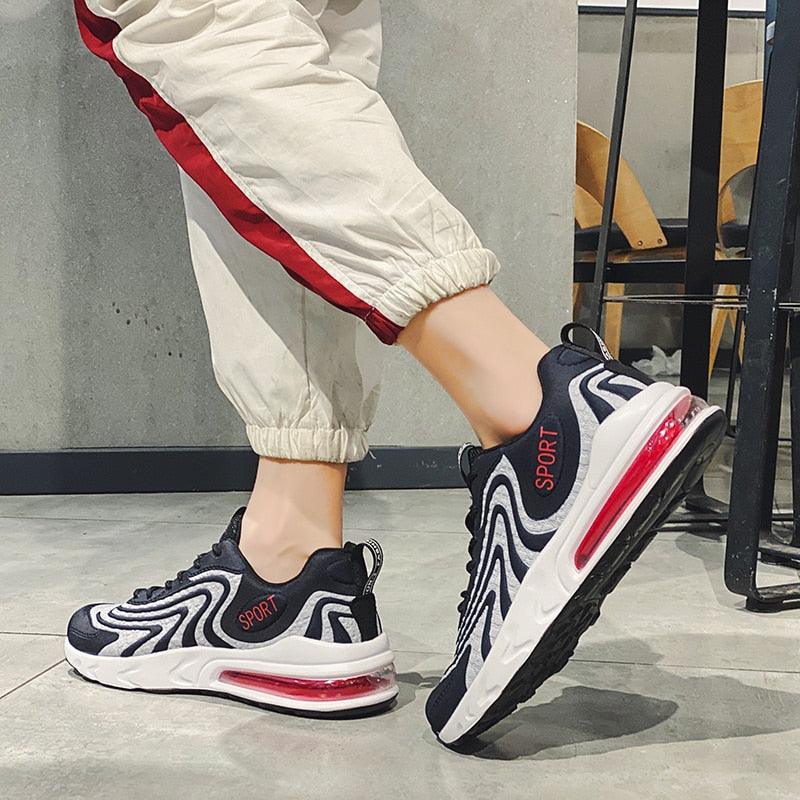 Cool New Men Chunky Sneakers Lace-up Flat Casual Shoes with Platform - Stylish Mixed Color Breathable Adult Male Tenis Footwear (MSC3)(MSC7)(MSA1)(MCM)(MSA2)(1U12) - Deals DejaVu