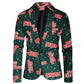 Men's Christmas Coat - Red, Green, Black Men Blazer Jackets (T2M)(CC5) - Deals DejaVu