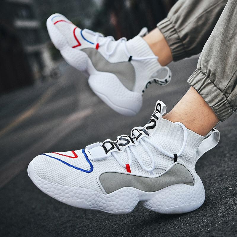 Great Men Sneaker - Soft Casual Shoes - Sock Shoes Fashion plus size 45 46 47 48 Tenis Masculino Adulto High Top Man Flat Shoes (MSC3)(MSC7)(MSA1)(MCM)(MSA2)(1U12) - Deals DejaVu