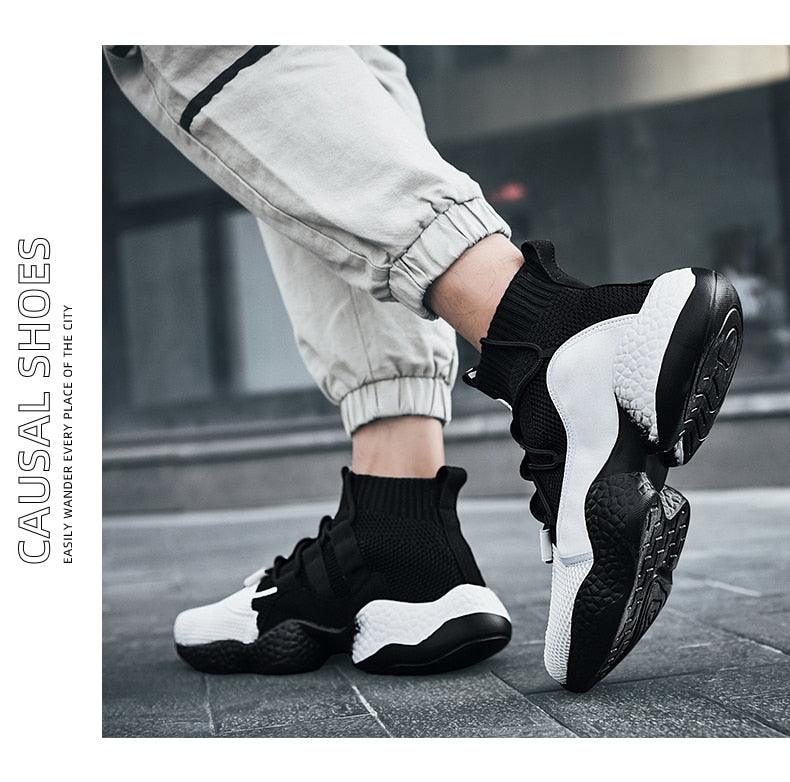 Great Men Sneaker - Soft Casual Shoes - Sock Shoes Fashion plus size 45 46 47 48 Tenis Masculino Adulto High Top Man Flat Shoes (MSC3)(MSC7)(MSA1)(MCM)(MSA2)(1U12) - Deals DejaVu