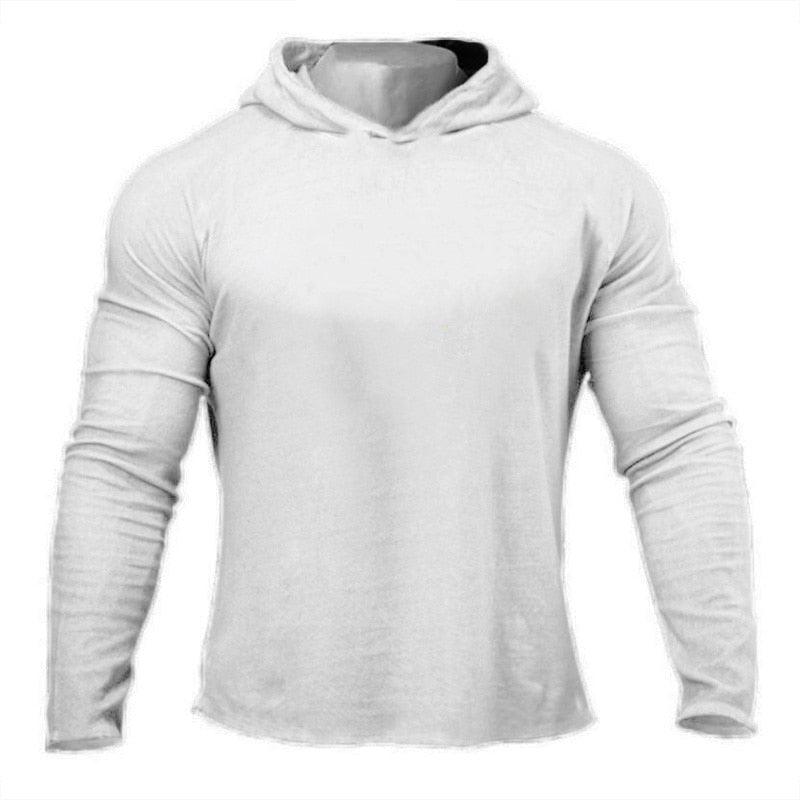 Brand Autumn Fitness Clothing -Mens Hooded T Shirt Streetwear -Bodybuilding Long Sleeve Tshirt (TM5)(CC1)(1U100)(TM7)(1U101)(1U100)