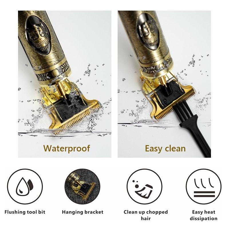 Trending USB Electric Hair Clippers Rechargeable Shaver Beard Trimmer Professional Men Hair Cutting Machine Beard Barber Hair Cut (BD6)(1U45)(F45)