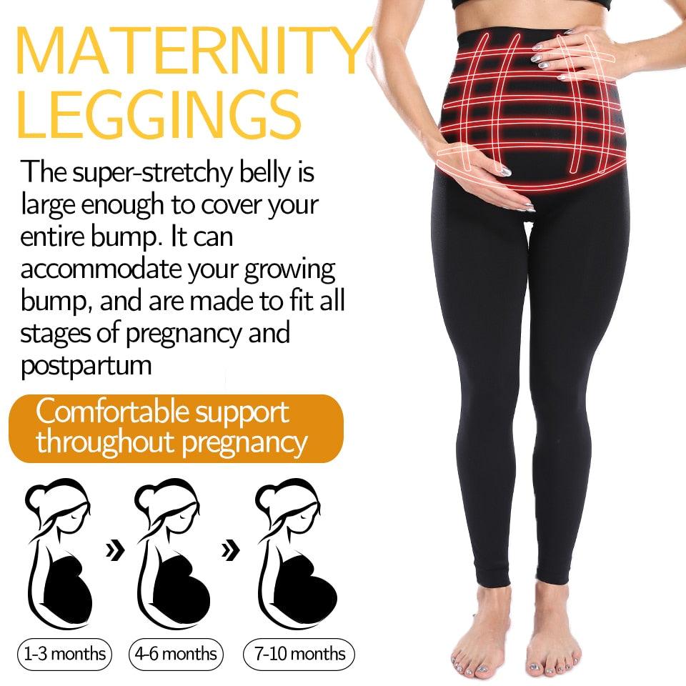 Nice Maternity Leggings - High Waist Belly Support - Leggings for Pregnant Women - Pregnancy Skinny Pants Body Shaping Postpartum Trousers (D6)(2Z7)(F6)(1U4)(7Z2) - Deals DejaVu