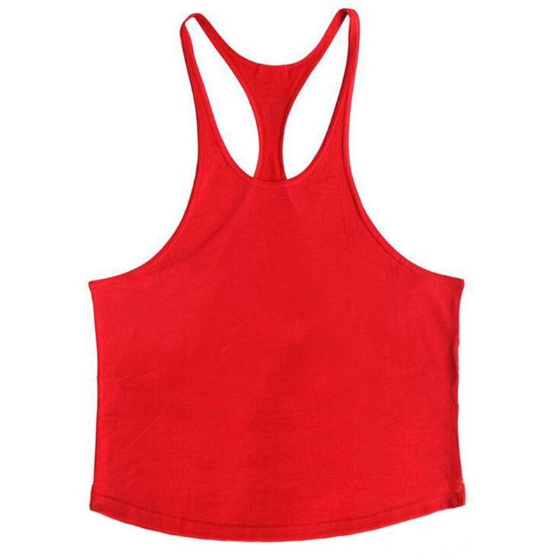 Trending Cotton Workout Gym Stringer Tank Top - Mens Muscle Sleeveless Sportswear - Bodybuilding Singlets (TM7)(1U101)(1U100)