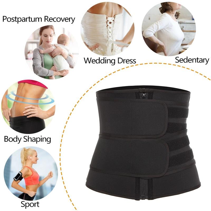 New Year Women Waist Trainer Neoprene - Body Shaper Belt Slimming Sheath Belly Reducing Shaper -Tummy Sweat Shapewear Workout Shaper Corset (FH)(FHW1)(1U31)(1U24)