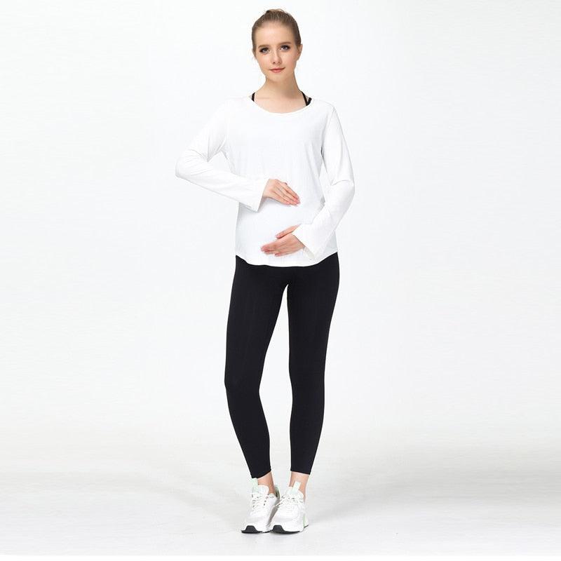 New Maternity Yoga - Popular Pregnant Yoga Leggings - Mommy Pregnancy Clothes - Pregnant Women's Fitness (D6)(2Z7)(F6)(1U4)(7Z2) - Deals DejaVu