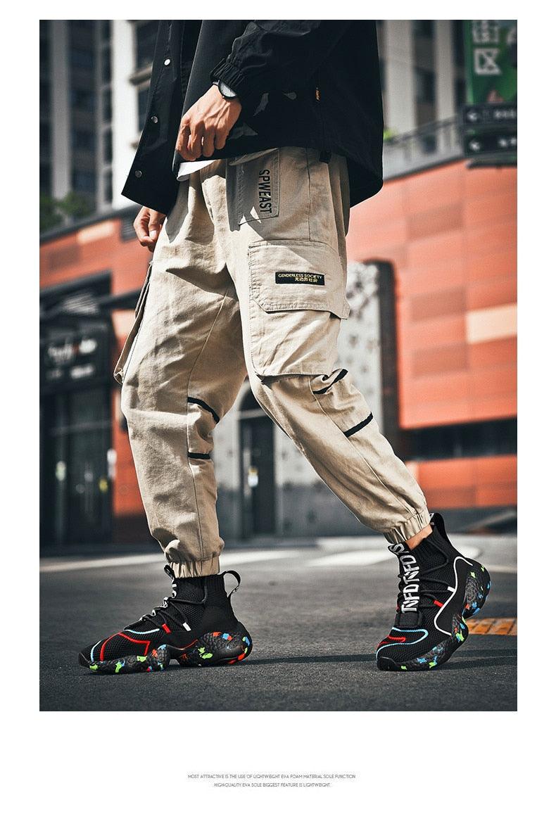 Great Men Sneaker - Soft Casual Shoes - Sock Shoes Fashion plus size 45 46 47 48 Tenis Masculino Adulto High Top Man Flat Shoes (MSC3)(MSC7)(MSA1)(MCM)(MSA2)(1U12) - Deals DejaVu