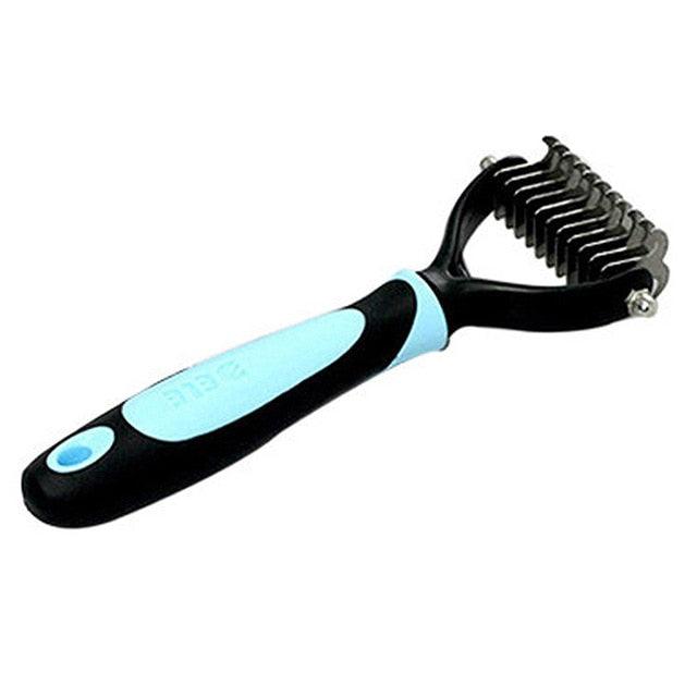 Hair Remove Comb Dogs Knotted Grooming Slicker Trimming Shedding Brush Grooming Tool (9W1)