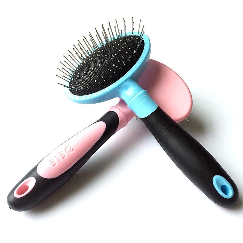 Hair Remove Comb - Dogs Puppy Pet Fur Dog Brush Grooming Tools Fur Brush - Double Short Haired (9W1)(F72)