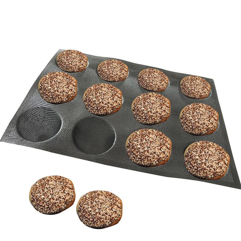 Half Ball Bread Forms Hemisphere Mesh Cake Mold Silicone Bread Tray (D61)(AK2)