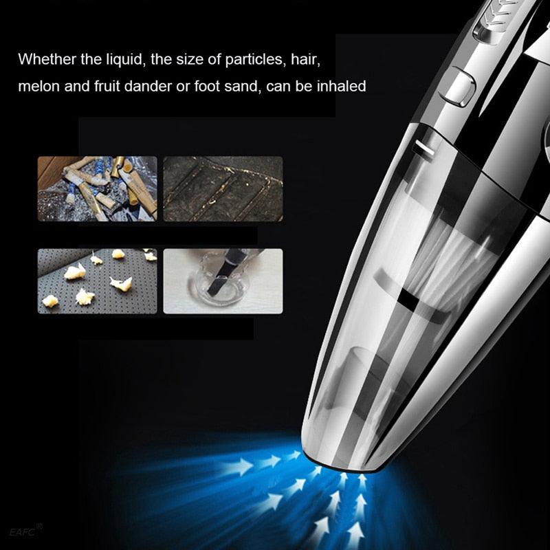 Great Handheld Vacuum - Cordless Powerful Cyclone Suction Portable Rechargeable Vacuum Cleaner -Quick Charge (7WH1)(F89)