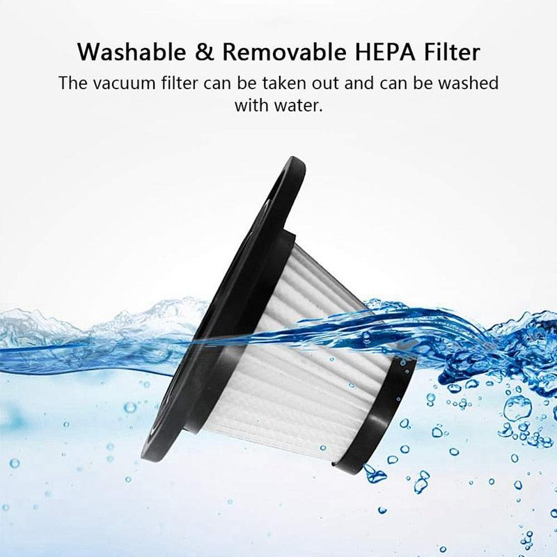 Great Handheld Vacuum - Cordless Powerful Cyclone Suction Portable Rechargeable Vacuum Cleaner -Quick Charge (7WH1)(F89)