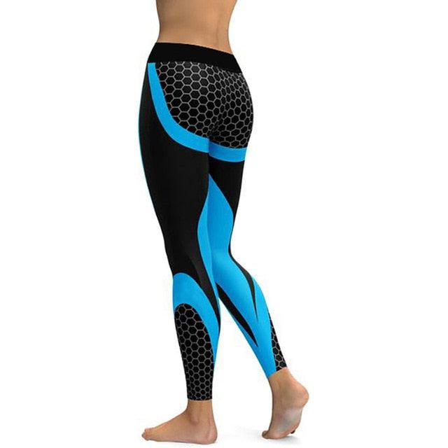 Cute Pattern Print Leggings - Fitness Leggings - Women Sporting Workout (1U31)(1U24)