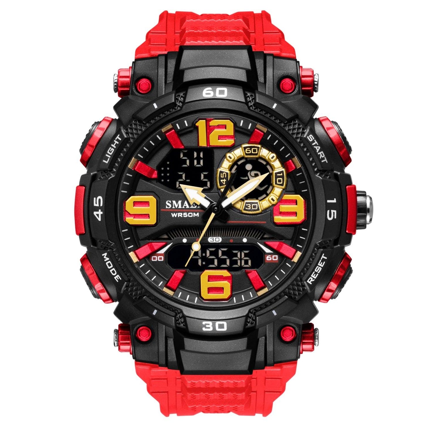 Quartz Watch For Men - Waterproof Stopwatch LED - Male Clock - Sport Watches Men relogio masculino Digital (MA9)(RW)(1U84)