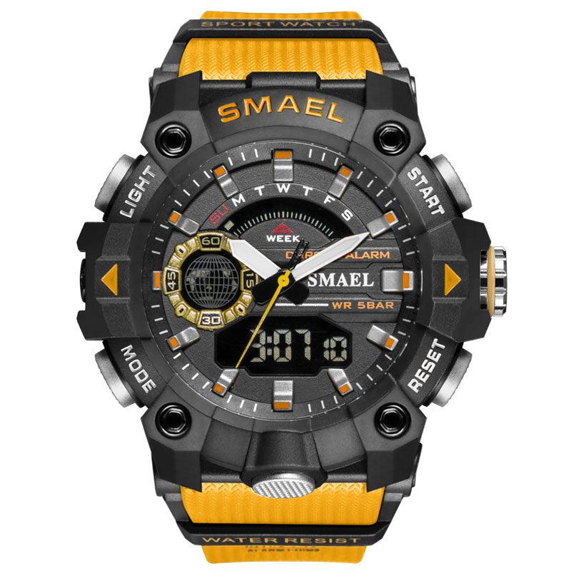 Military Watches - Men Sport Watch - New 50M Waterproof Wristwatch Stopwatch Alarm LED Light (MA9)(RW)(1U84)
