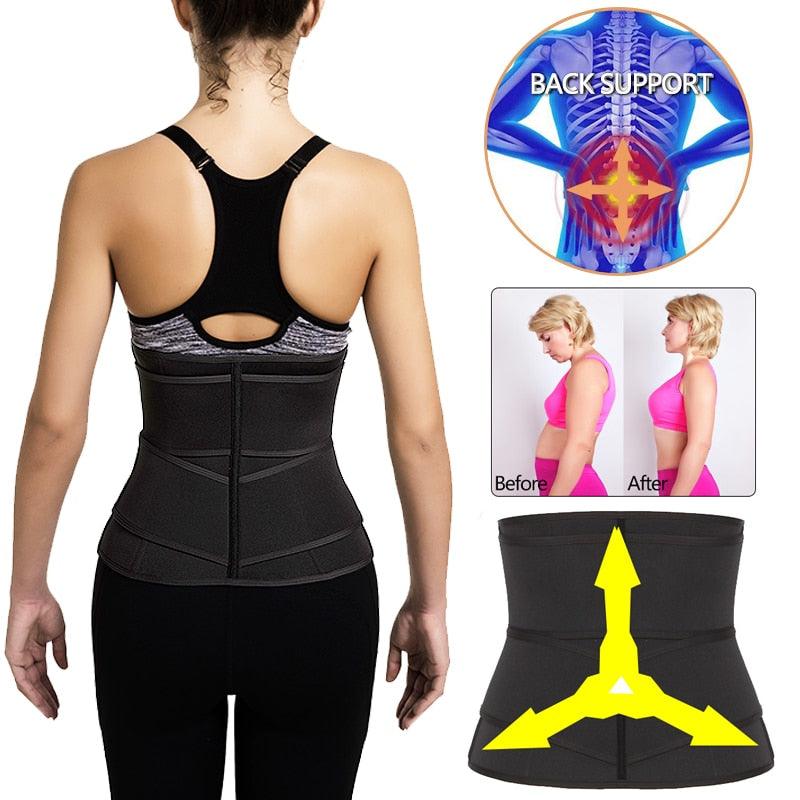 New Year Women Waist Trainer Neoprene - Body Shaper Belt Slimming Sheath Belly Reducing Shaper -Tummy Sweat Shapewear Workout Shaper Corset (FH)(FHW1)(1U31)(1U24)
