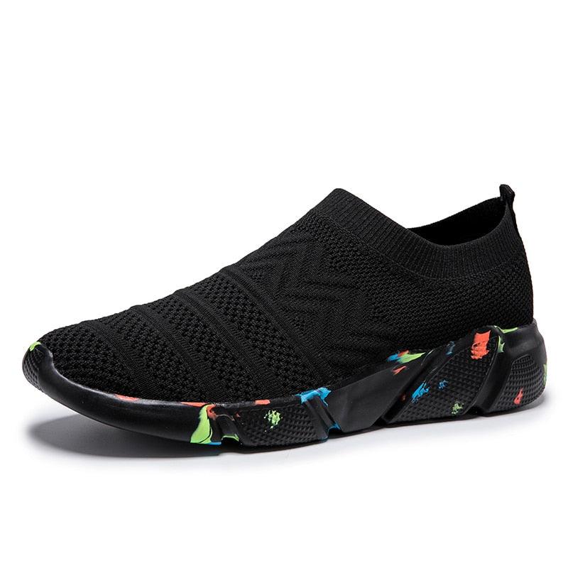 Fashion Men Shoes - Leisure Summer Super Light Breathable Woven Mesh Shoes -Star Black Casual Shoes Men Sneakers Soft Mens Trainers (MSC3)(MSC7)(MSA1)(MCM)(MSA2)(1U12) - Deals DejaVu