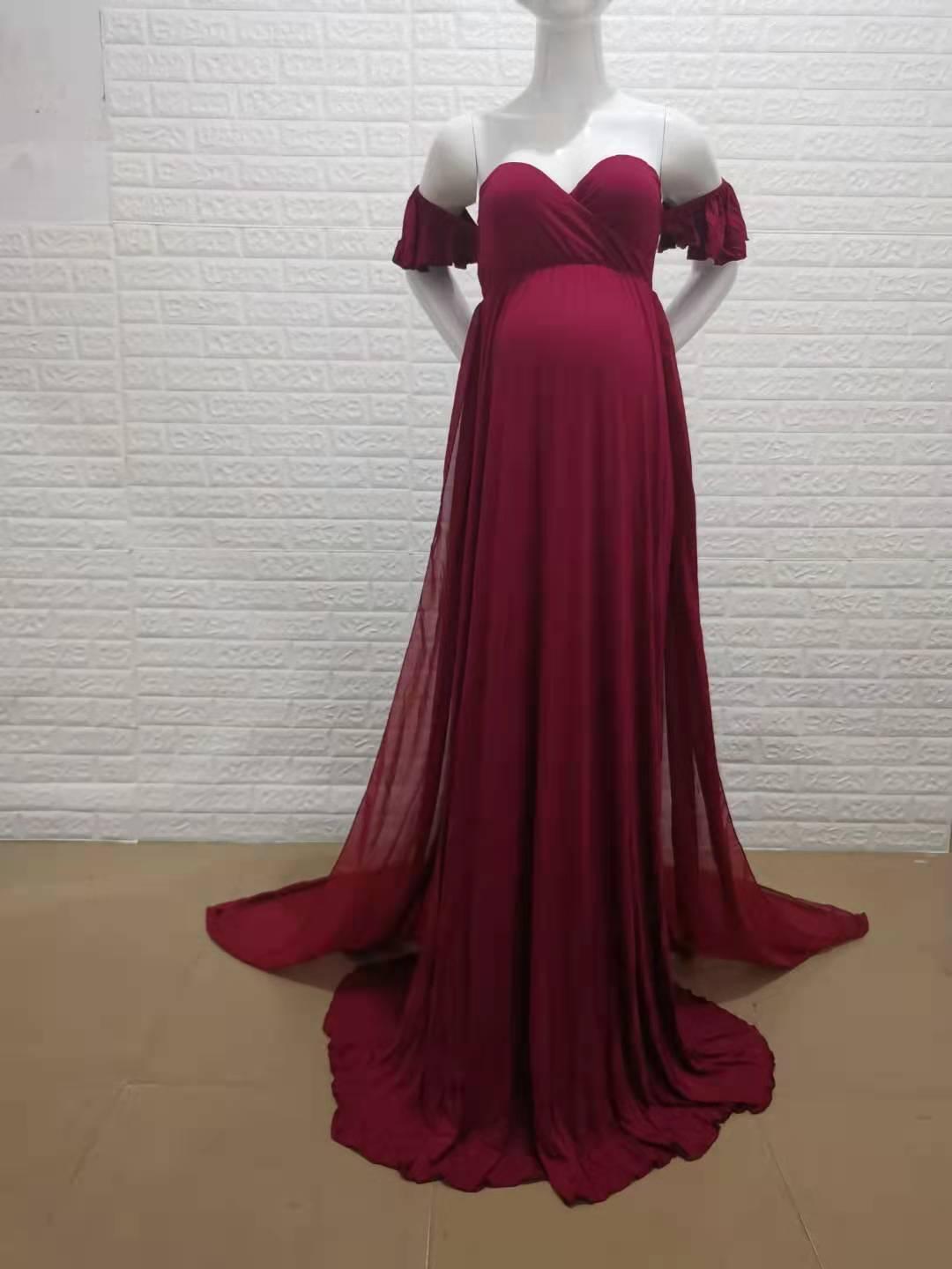 Great Gorgeous Sexy Maternity Evening Dresses - Pregnancy Dress For PhotoShoot - Maxi Gown Baby Shower (1U5)(Z6)(Z8)(1Z1)(2Z1)(3Z1)(4Z1)(7Z1)