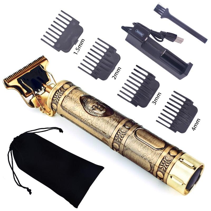 Great T9 Hair Clipper Professional Electric Hair Trimmer 0mm - Baldheaded Cutter - Beard Shaving Hair Cutting Machine (BD6)(1U45)(F45)
