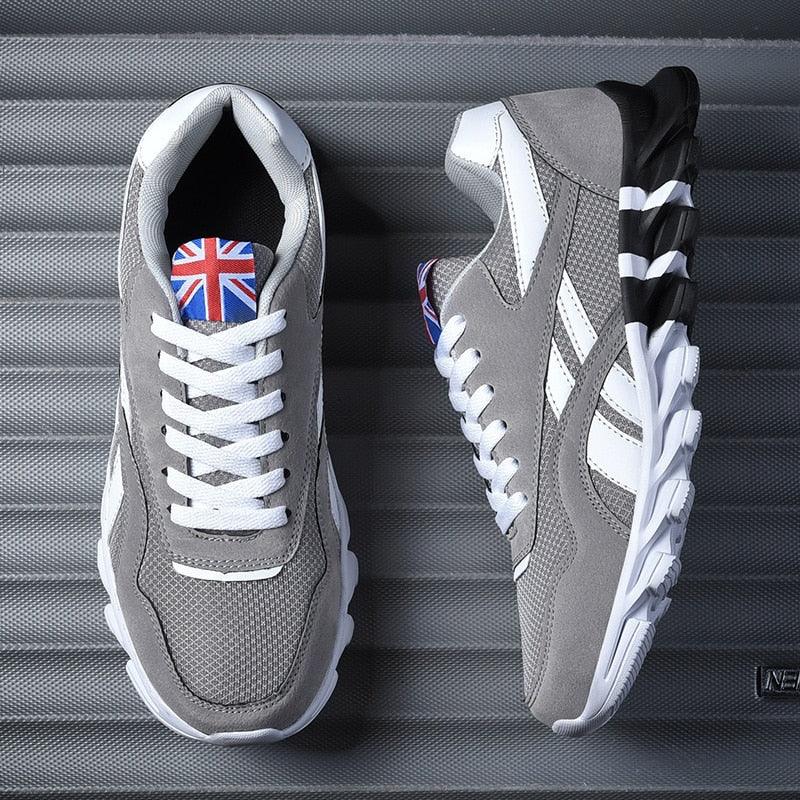 Spring Autumn Sneakers for Men - Plus Size 46 Running Shoes - Air Mesh Outdoor Sports Shoes Breathable Shoes Man White Black Blue (MSC3)(MSC7)(MSA1)(MCM)(MSA2)(1U12) - Deals DejaVu