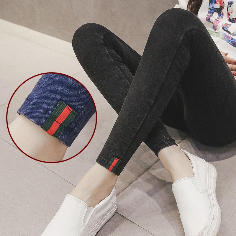 Great Denim Jeans Maternity Pants For Pregnant Women - Clothes Nursing Pregnancy Leggings Trousers (2Z7)(7Z2)(1U4) (Z2)